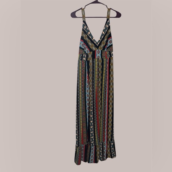 Tahari Tile Stripe Maxi Dress- See Photos For Colors - Picture 2 of 5
